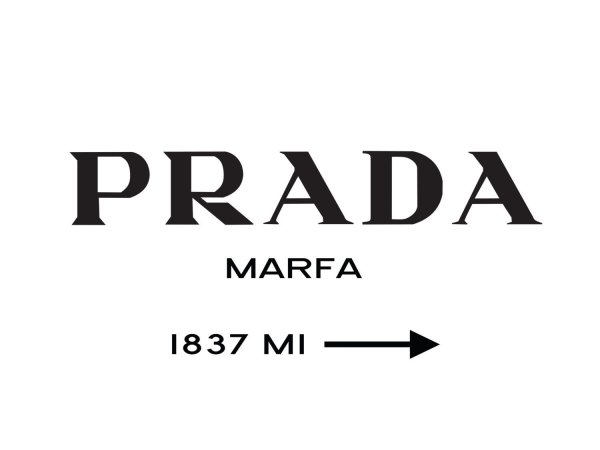 Prada Marfa logo