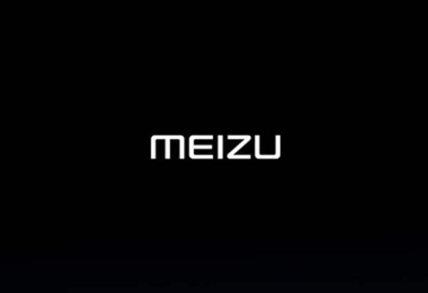 Логотип Meizu на черном фоне