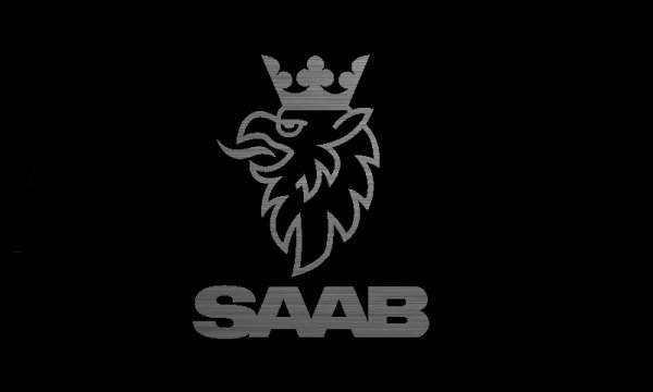Надпись Сааб