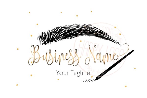 Перманентный макияж бровей логотип