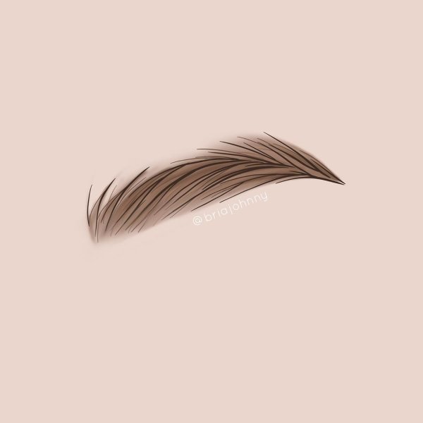 Логотип брови красивый