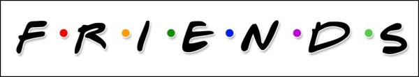 Friends надпись