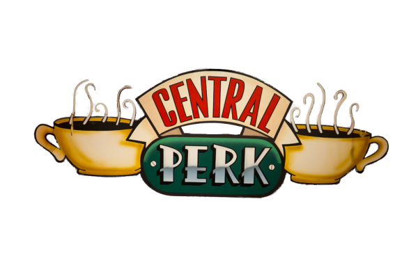 Сериал друзья Central Perk лого
