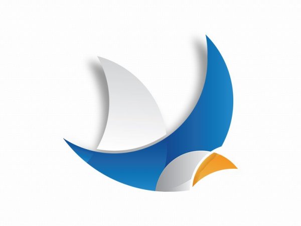 Логотип в виде Чайки