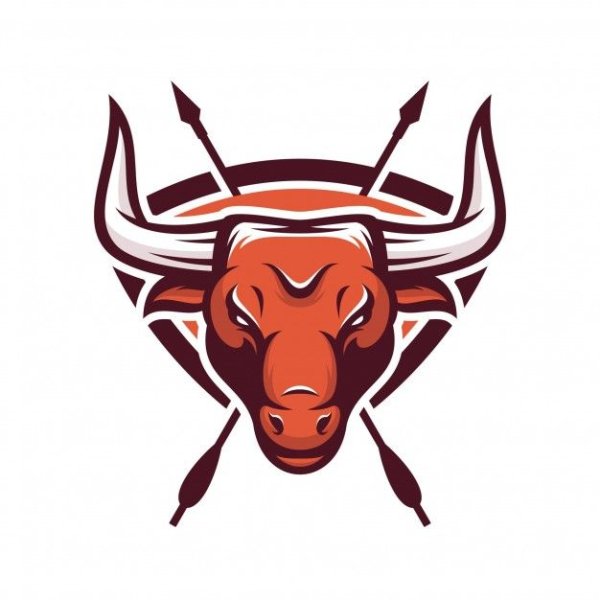 Логотип с изображением быка
