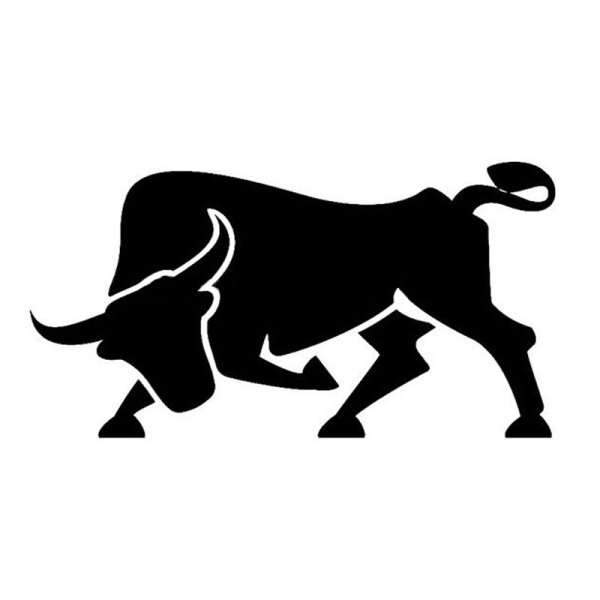 Силуэт быка