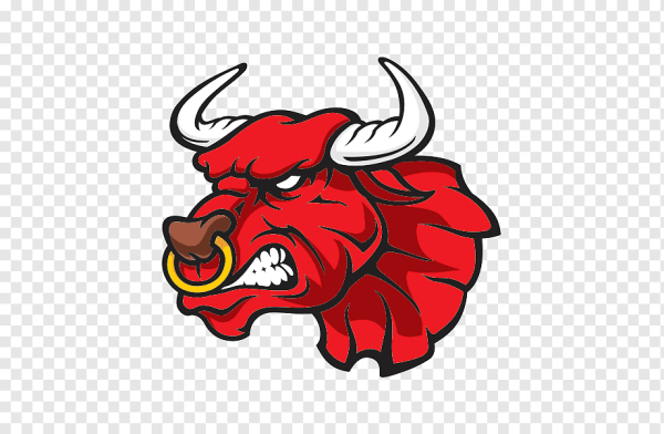 Наклейка бык