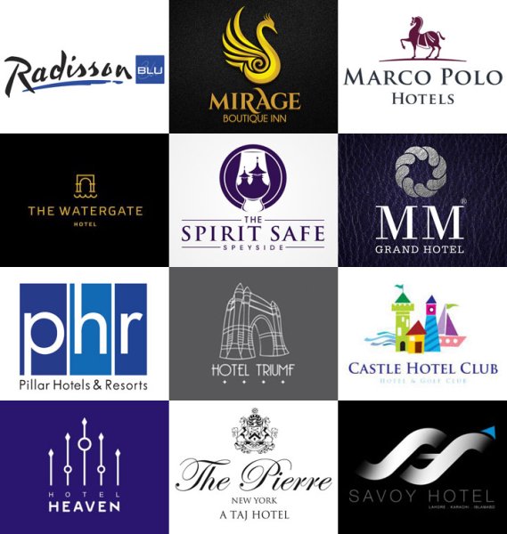 Красивый логотип отеля