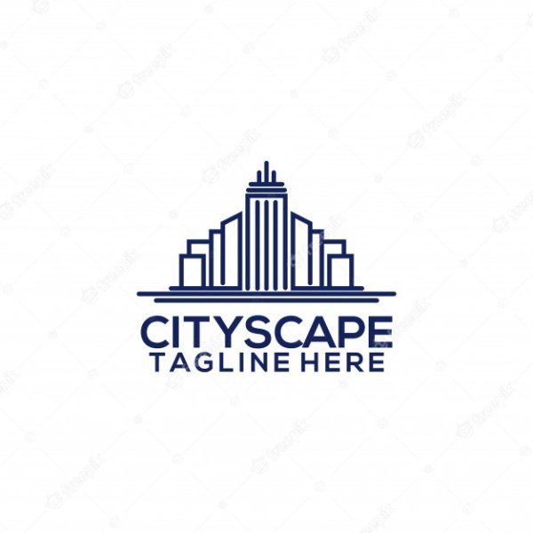 Современный город логотипа