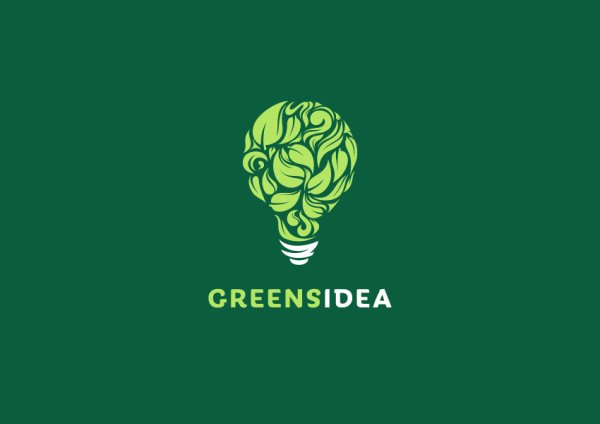 Логотипы зеленого цвета