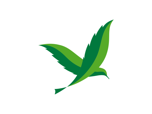 Значок зеленый лист