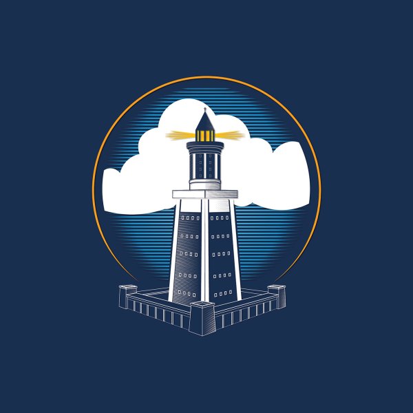 Маяк Александрия вектор