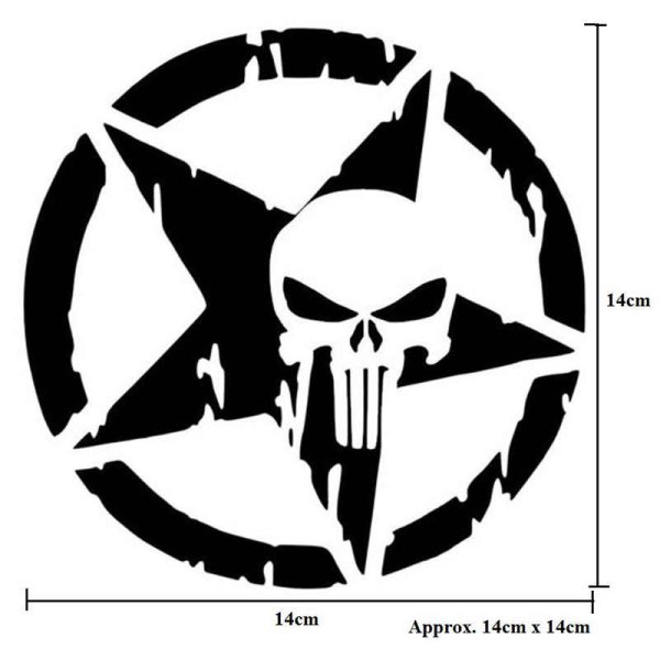 Punisher наклейка на авто