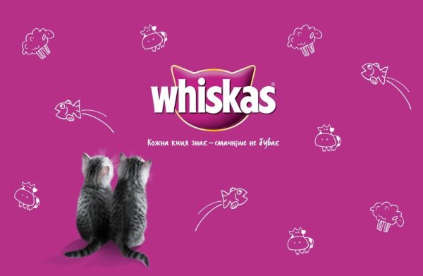 Whiskas для котят реклама