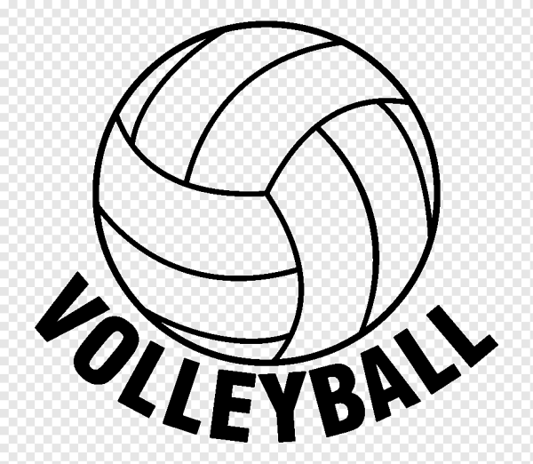 Волейбол черно белый