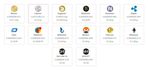 Логотипы криптовалют PSD