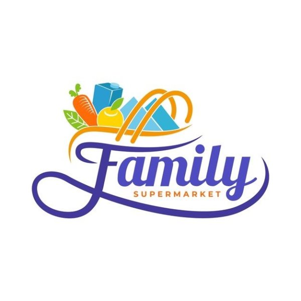 Супермаркет логотип вектор