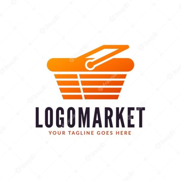 Супермаркет логотип вектор