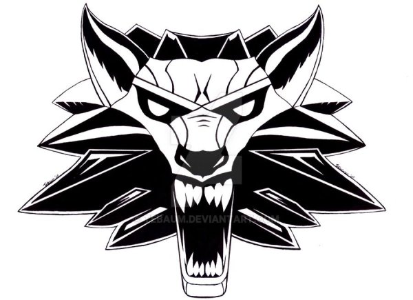 Ведьмак медальон волка