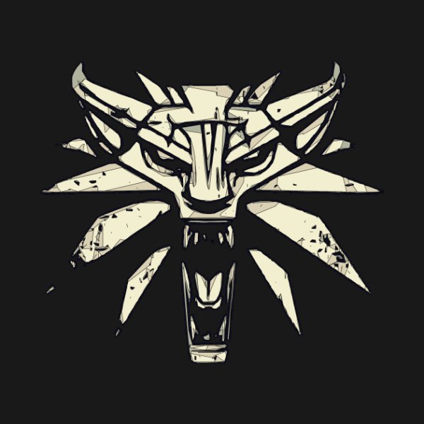 Ведьмак медальон волка арт