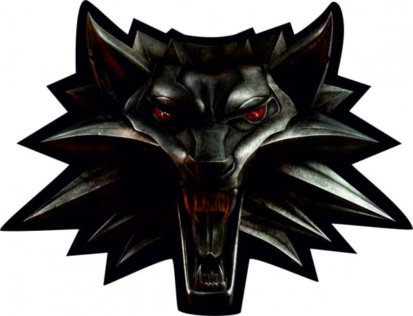 Ведьмак медальон волка арт