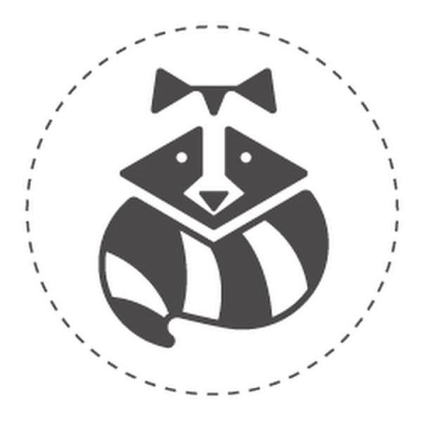 Енот стилизация