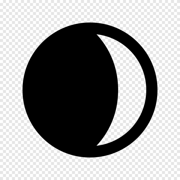 Красивый значок Луны