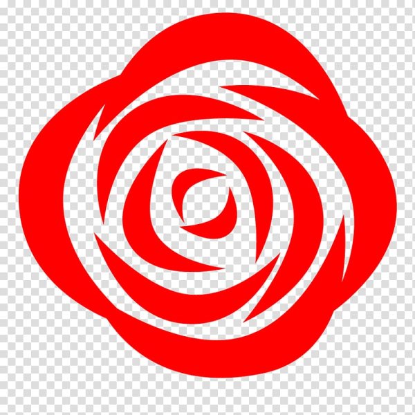 Розочка значок