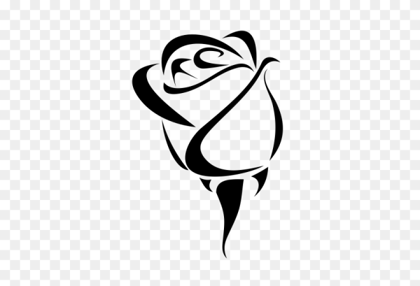 Стилизация розы