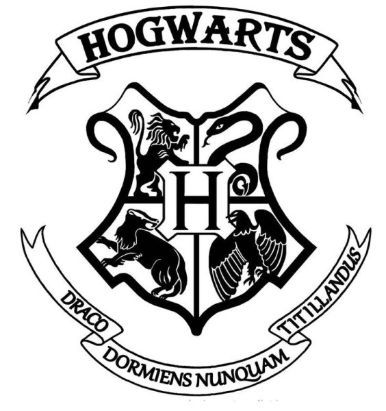 Знак Хогвартса из Гарри Поттера