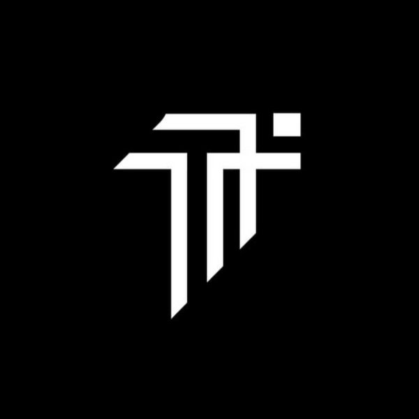 Стилизованная буква т для логотипа