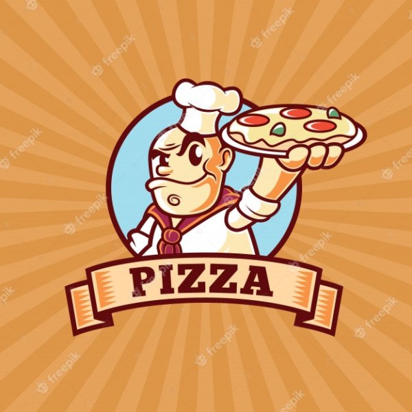 Логотип пиццерии pizza