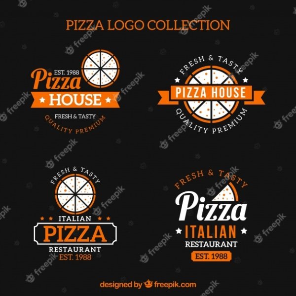 Логотипы итальянских пиццерий