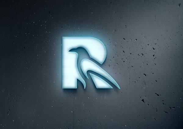 Логотип r креатив