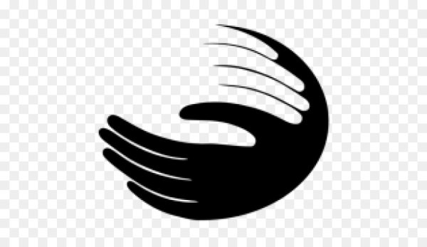 Рука помощи логотип