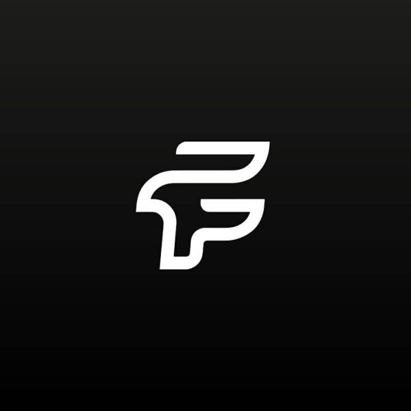 Красивая буква f для логотипа