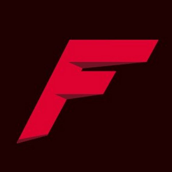 Логотип буква f в круге