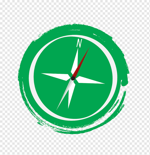 Логотип в виде компаса