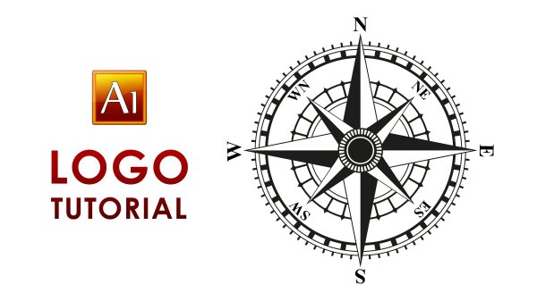 Логотип в виде компаса