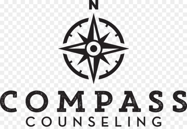 Логотип Север на компасе