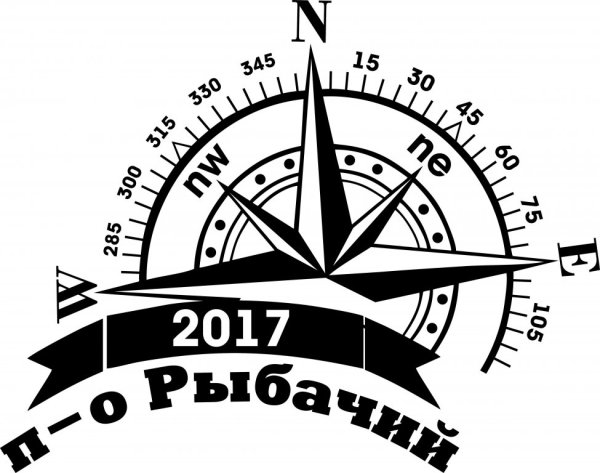 Компас наклейка на машину