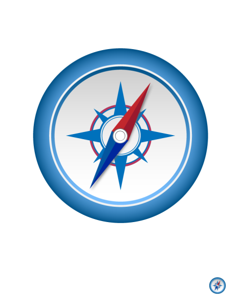 Стрелка компаса лого