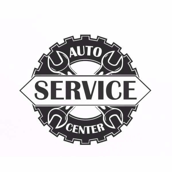 Эмблема автосервиса