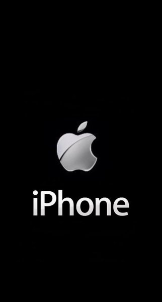 Iphone надпись