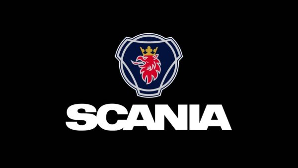 Надпись Скания