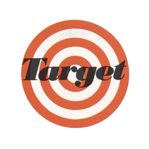 Логотип надпись таргет