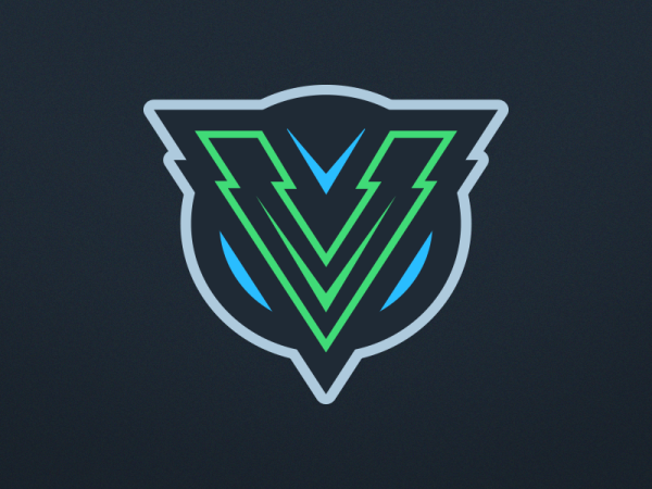 Логотип с буквой v