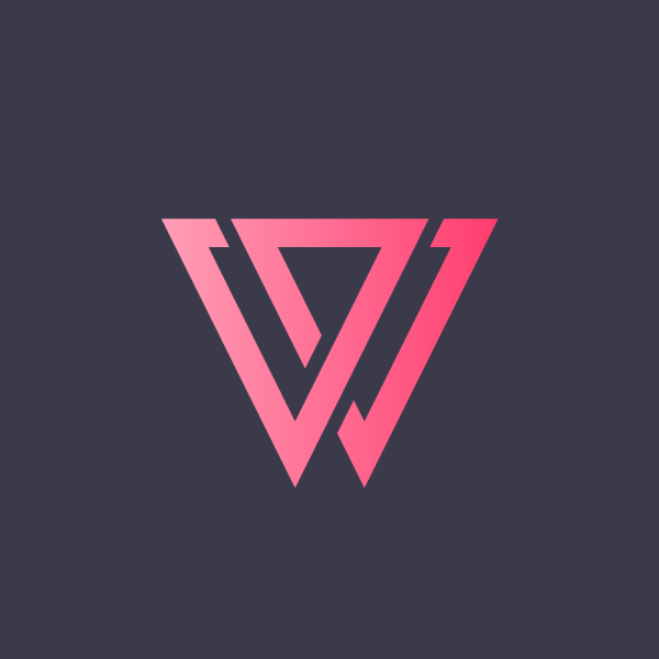 Логотип с буквой v