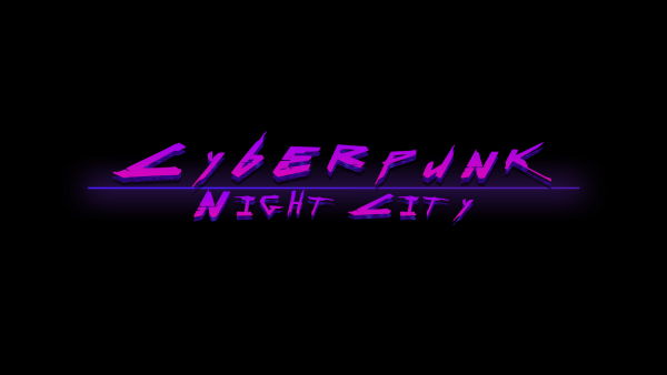 Cyberpunk 2077 надпись