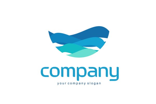 Логотип из воды